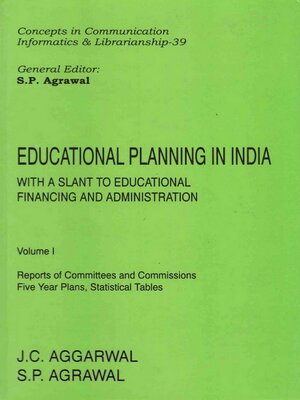 cover image of Educational Planning in India